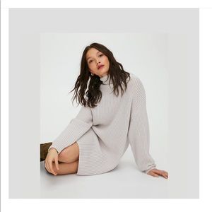 Aritzia Wilfred Knit dress XS in Gold Caramel